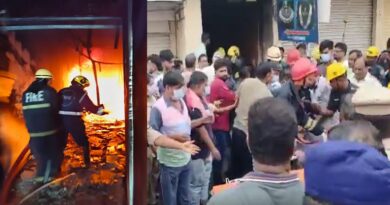 ചാര്‍മിനാറിനടുത്ത് വന്‍ തീപ്പിടിത്തം: 6 മരണം, നിരവധി പേർക്ക് ഗുരുതര പരിക്ക് | Video